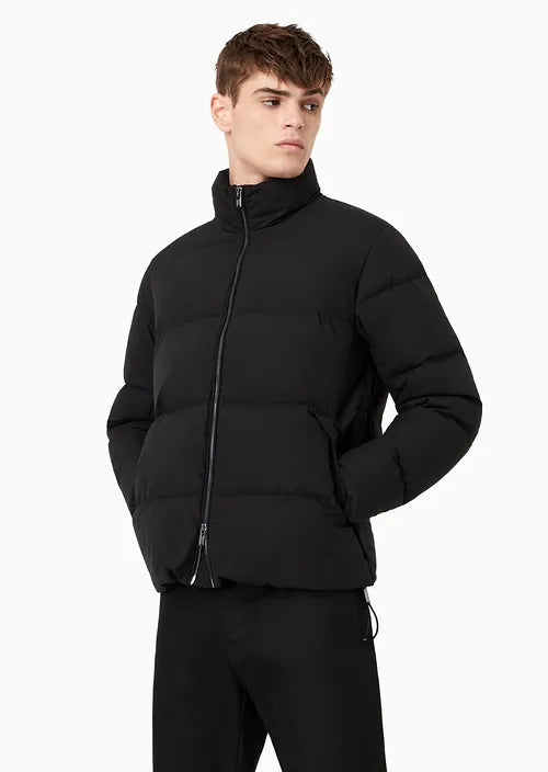 Piumino in Nylon Trapuntato / Nero - Ideal Moda