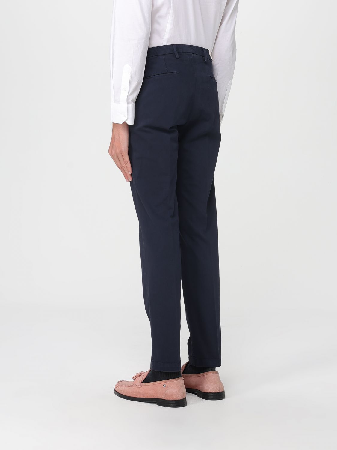 Pantalone in Cotone Slim Fit / Blu - Ideal Moda