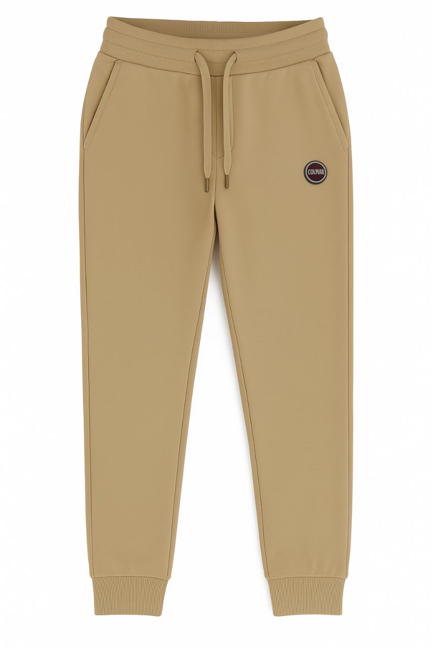 Pantalone in Morbida Felpa / Beige - Ideal Moda