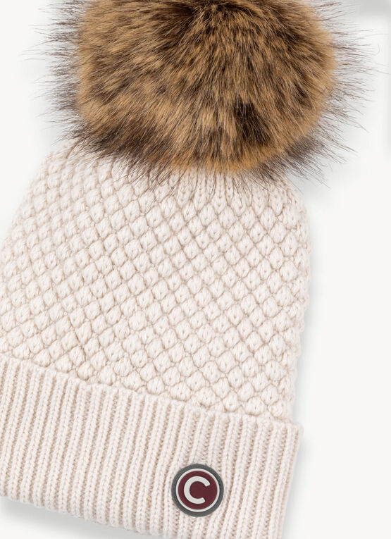 Cappello con Logo / Bianco - Ideal Moda