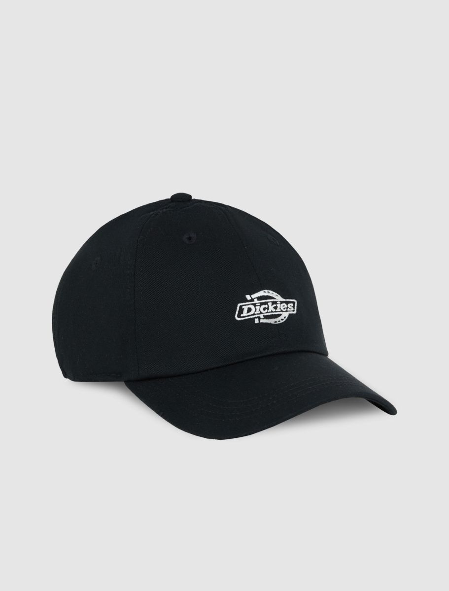 Cappellino con Logo Frontale / Nero - Ideal Moda