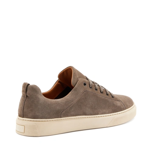Sneaker in Pelle Scamosciata / Beige - Ideal Moda