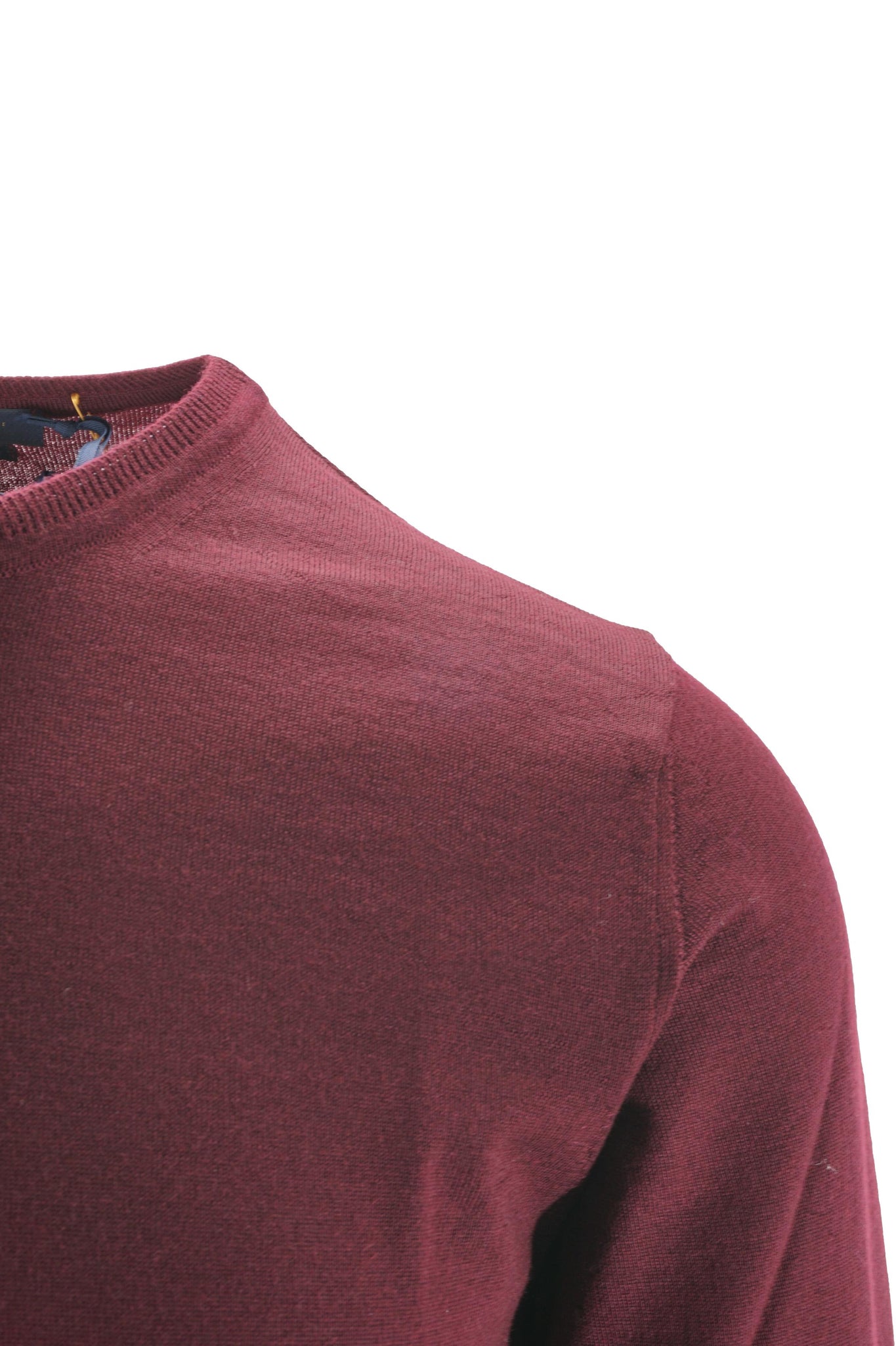 Maglia in Merinos Extrafine / Bordeaux - Ideal Moda