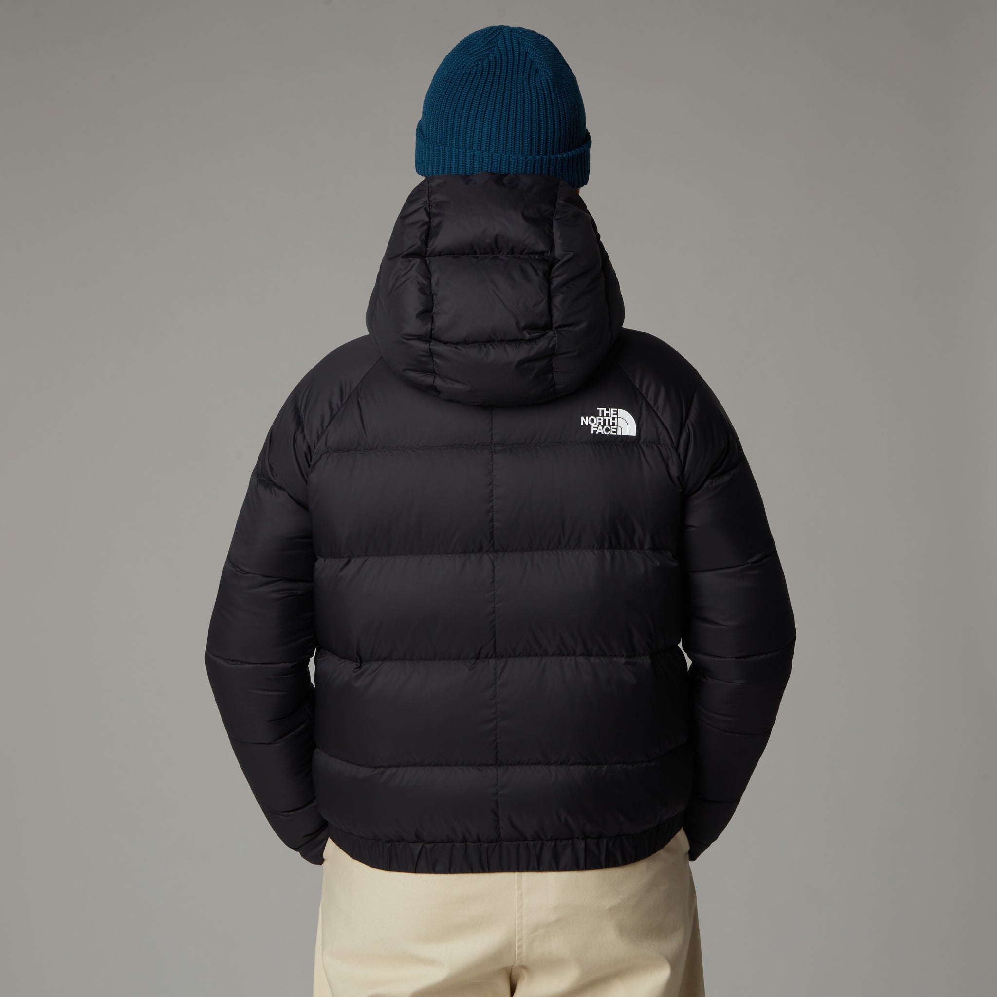 Piumino con Cappuccio Hyalite / Nero - Ideal Moda