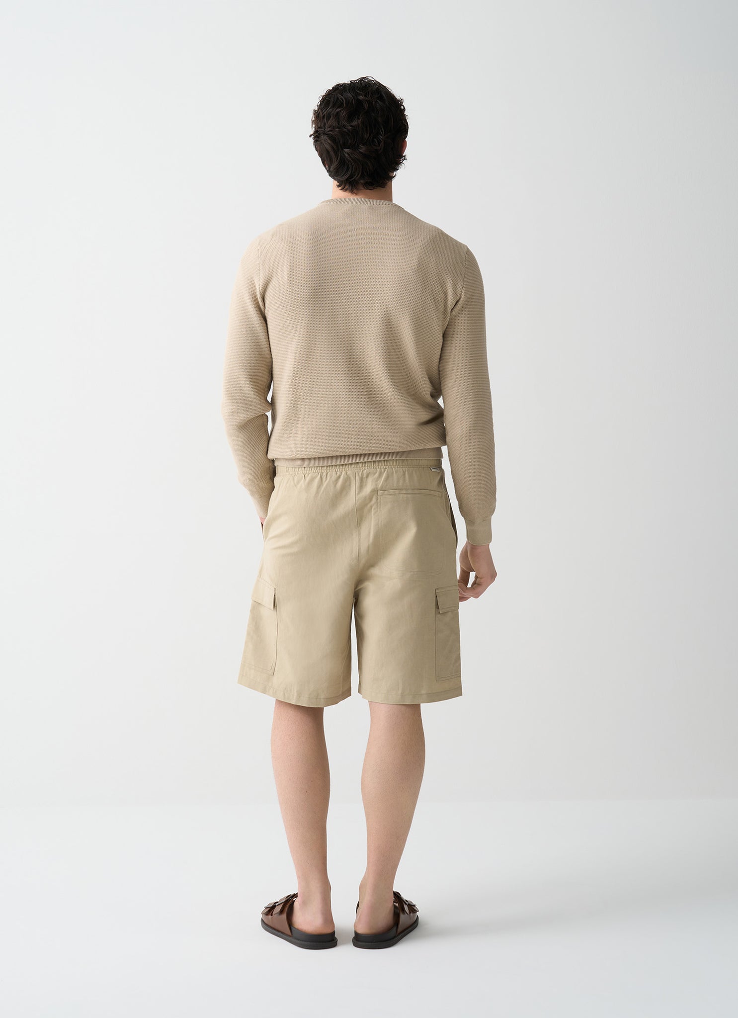 Bermuda in Lino / Beige - Ideal Moda