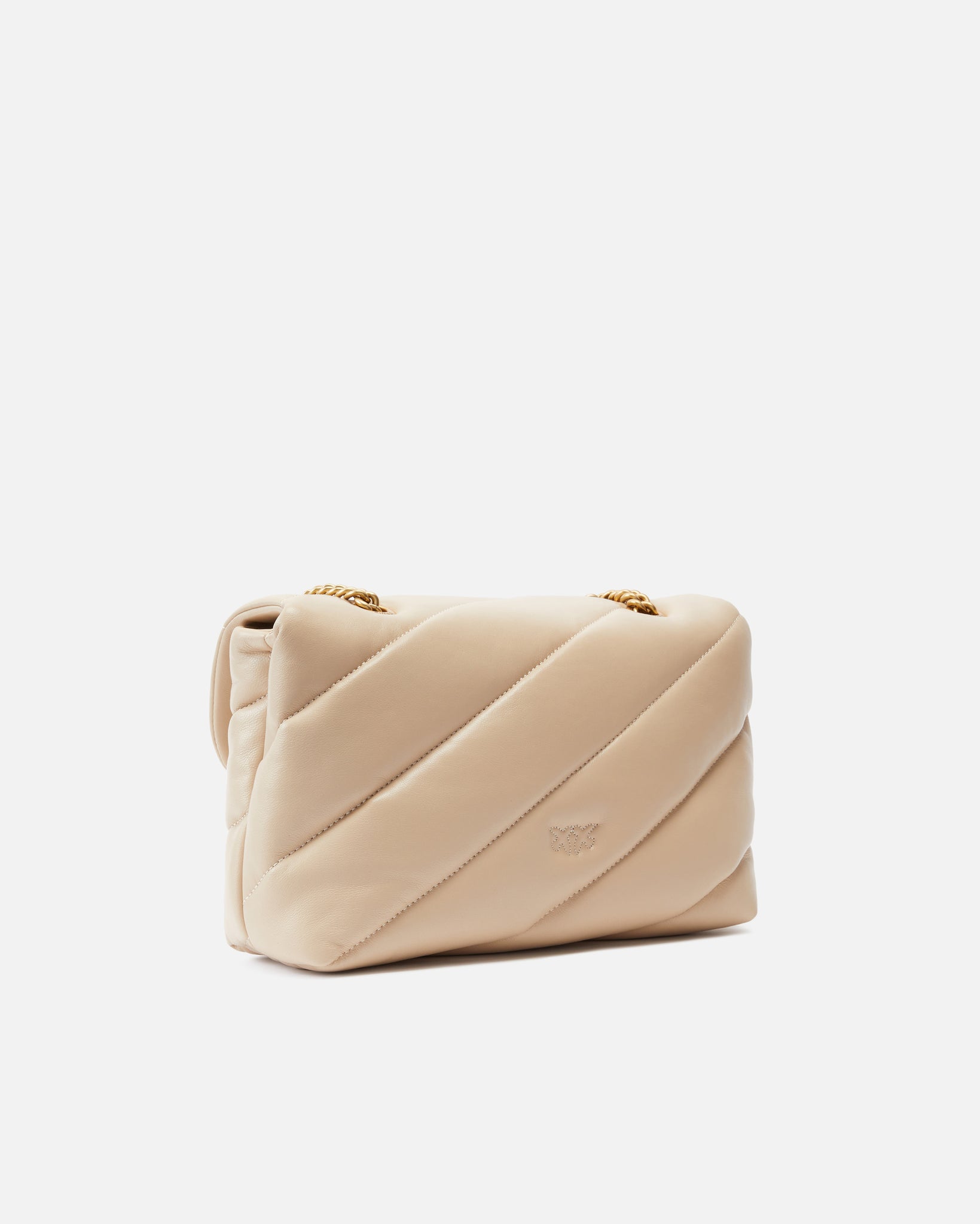Borsa Classic Love Puff Maxi Quilt / Beige - Ideal Moda