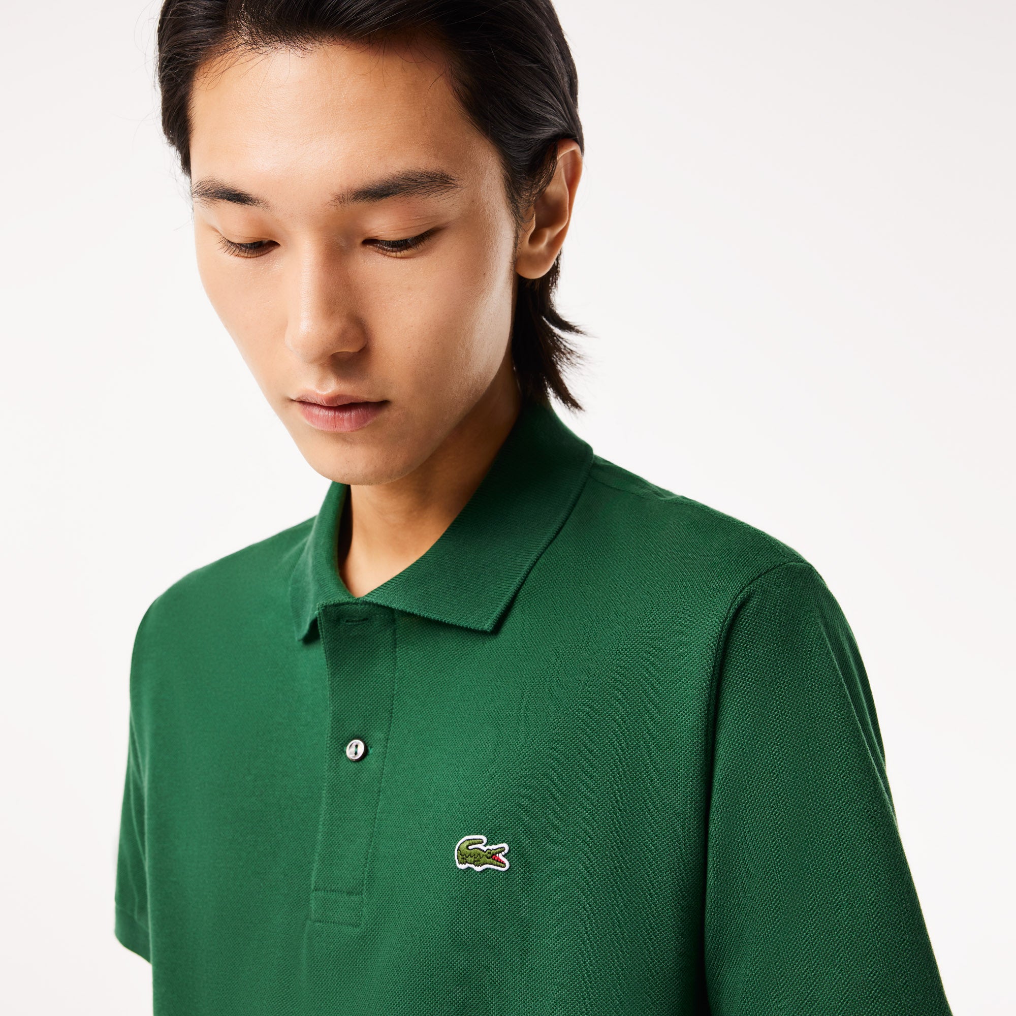 Polo 12.12 con Logo Lacoste / Verde - Ideal Moda