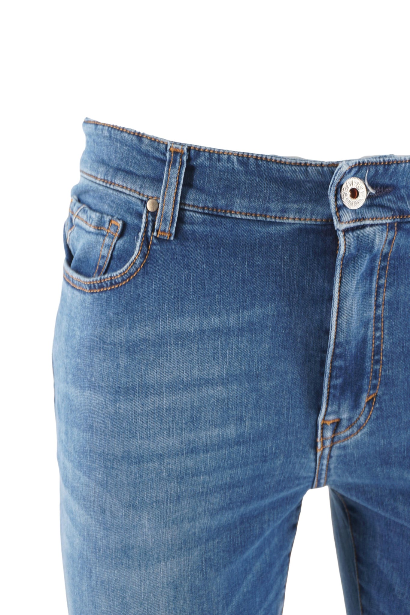 Jeans in Cotone Modello Cinque Tasche / Jeans - Ideal Moda