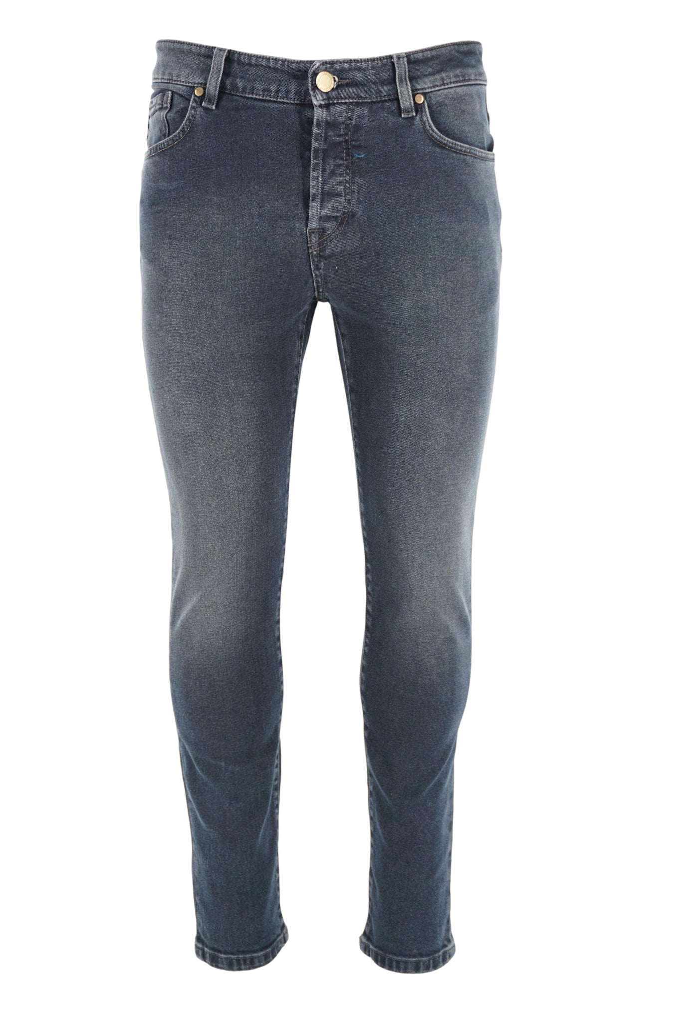 Jeans Cinque Tasche Slim Fit / Grigio - Ideal Moda