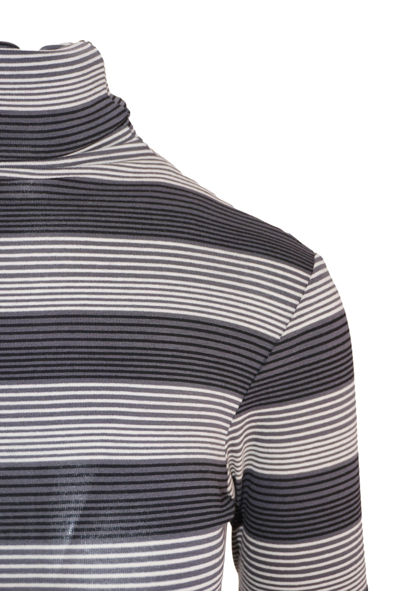 Maglia Dolcevita con Fantasia / Grigio - Ideal Moda