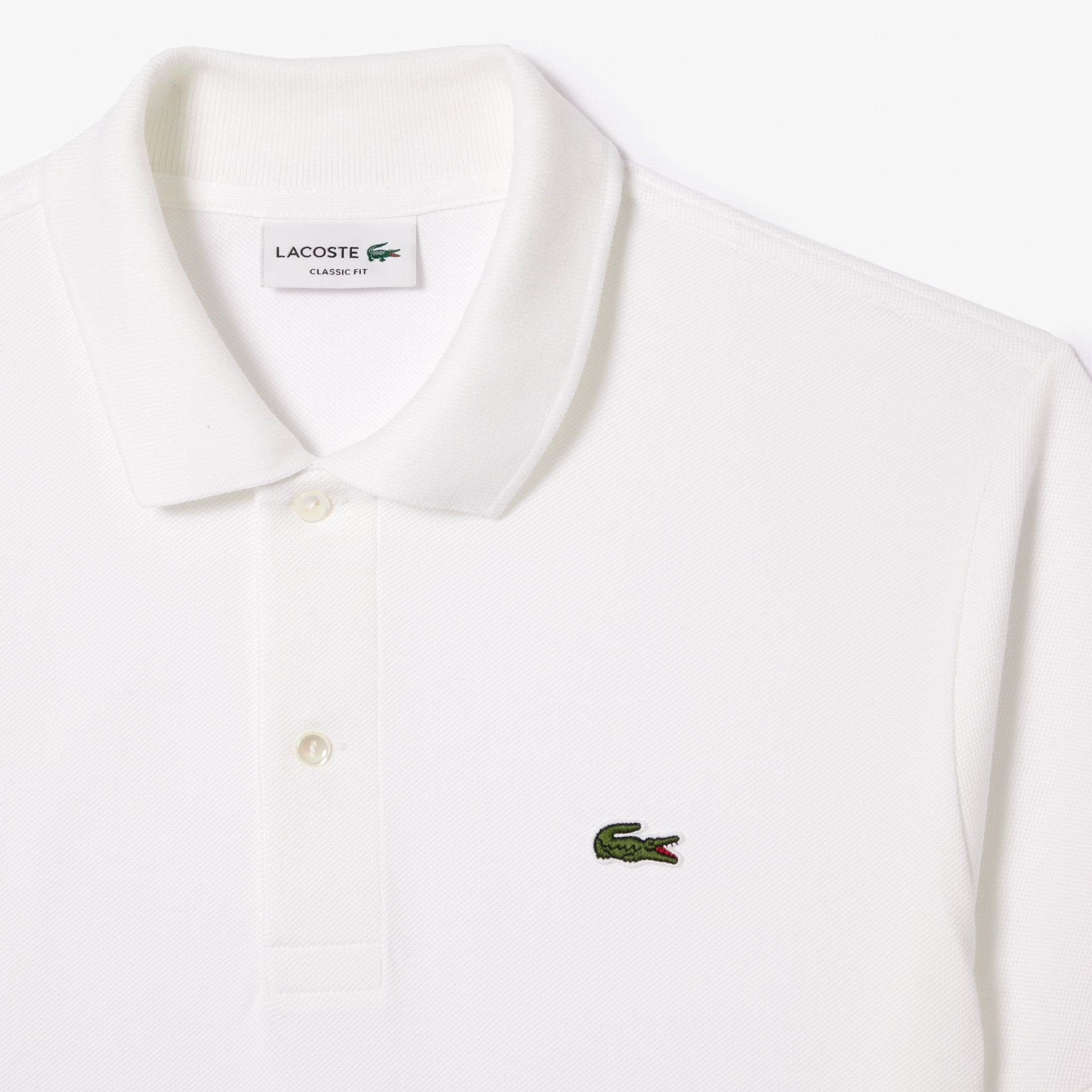 Polo 12.12 con Logo Lacoste / Bianco - Ideal Moda