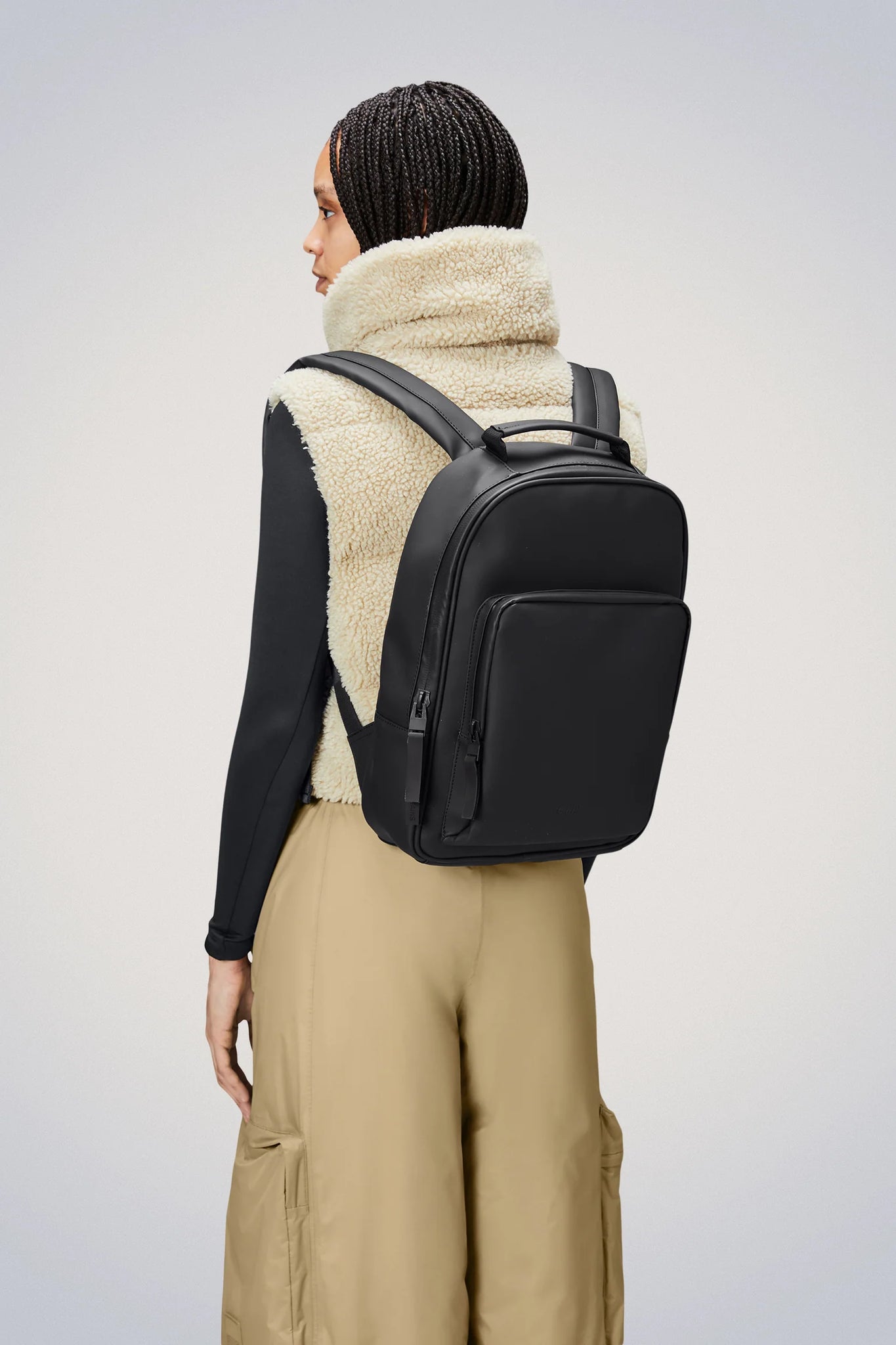 Book Daypack Impermeabile / Nero - Ideal Moda