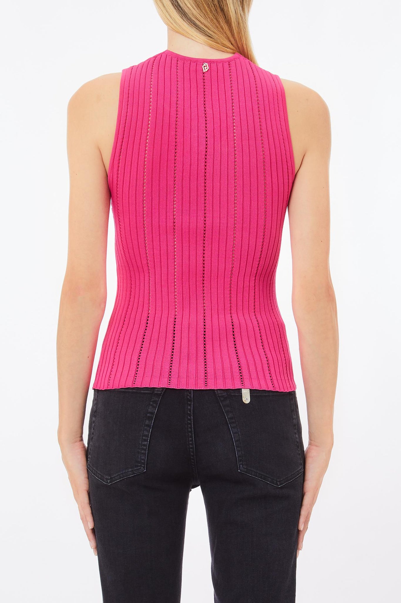 Top in Maglia / Fucsia - Ideal Moda