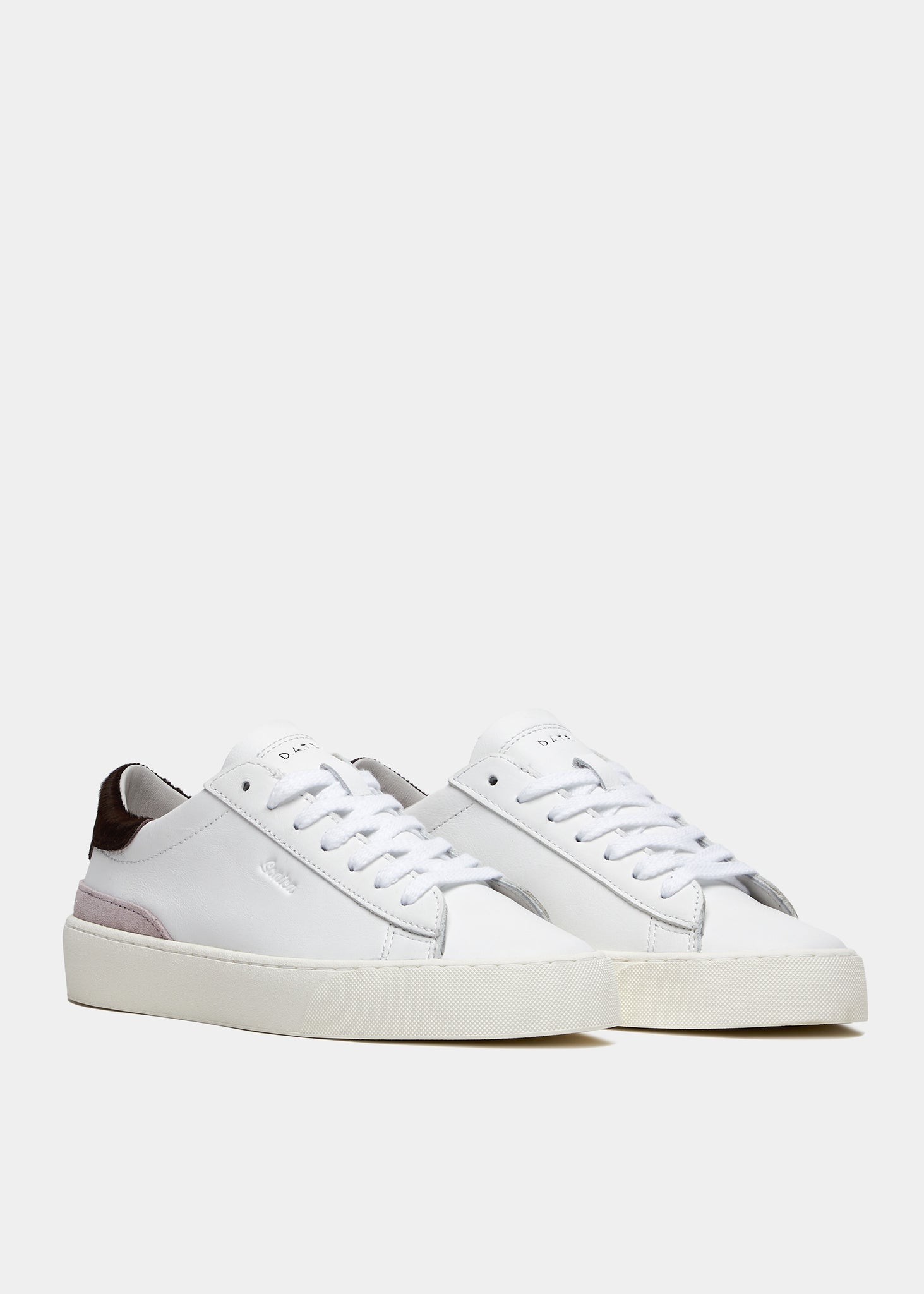 Sneaker in Pelle Sonica Calf / Bianco - Ideal Moda