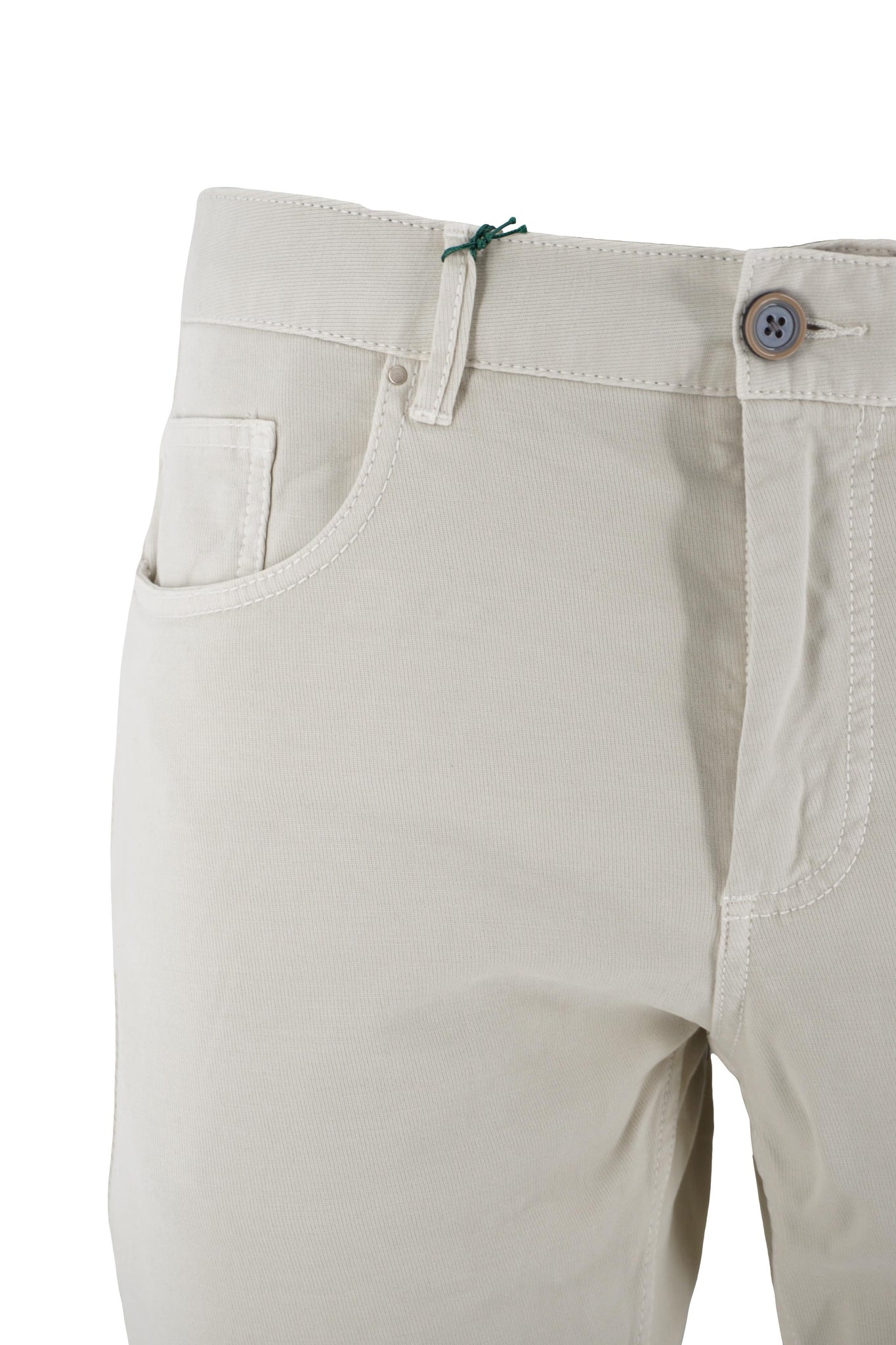 Pantalone Cinque Tasche in Caldo Cotone / Grigio - Ideal Moda