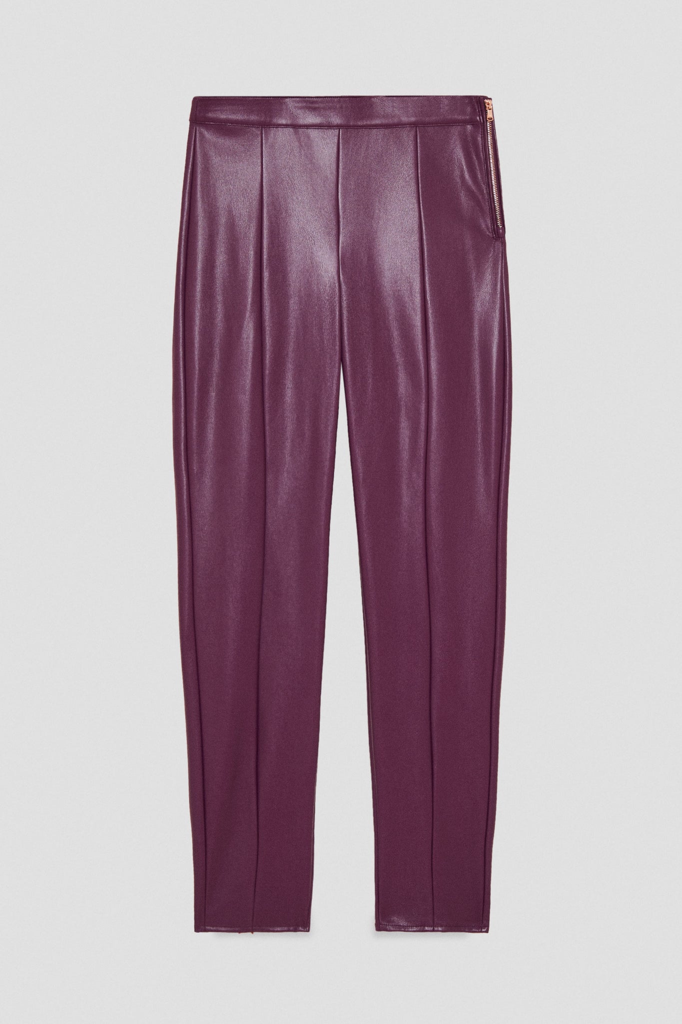 Pantalone Leggings Similpelle / Bordeaux - Ideal Moda
