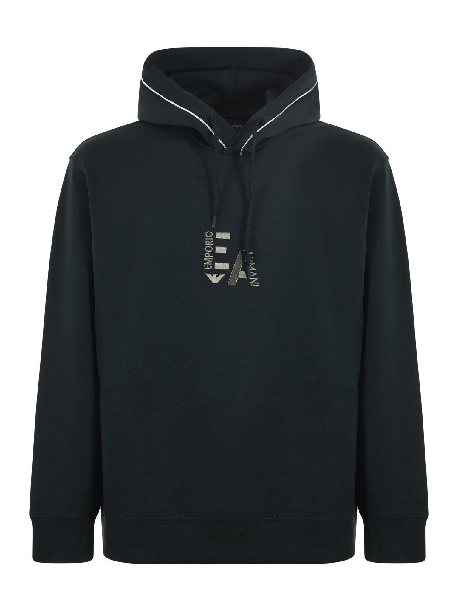 Felpa con Logo a Rilievo / Verde - Ideal Moda