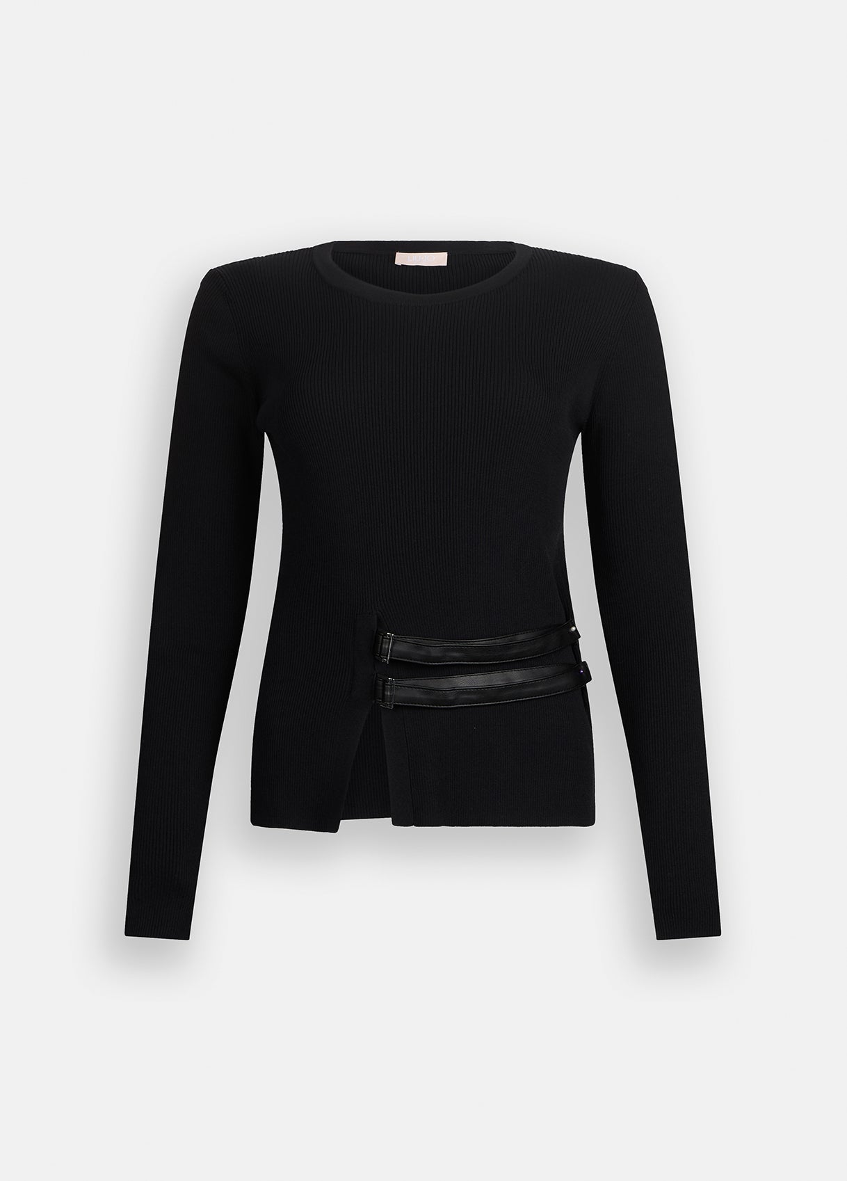 Maglia con Fibbie / Nero