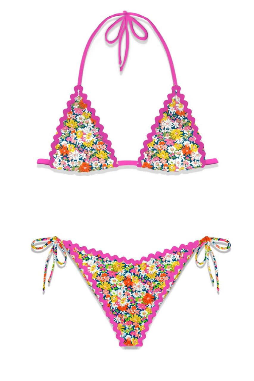 Bikini con Triangolo Mc2 Saint Barth / Multicolor - Ideal Moda