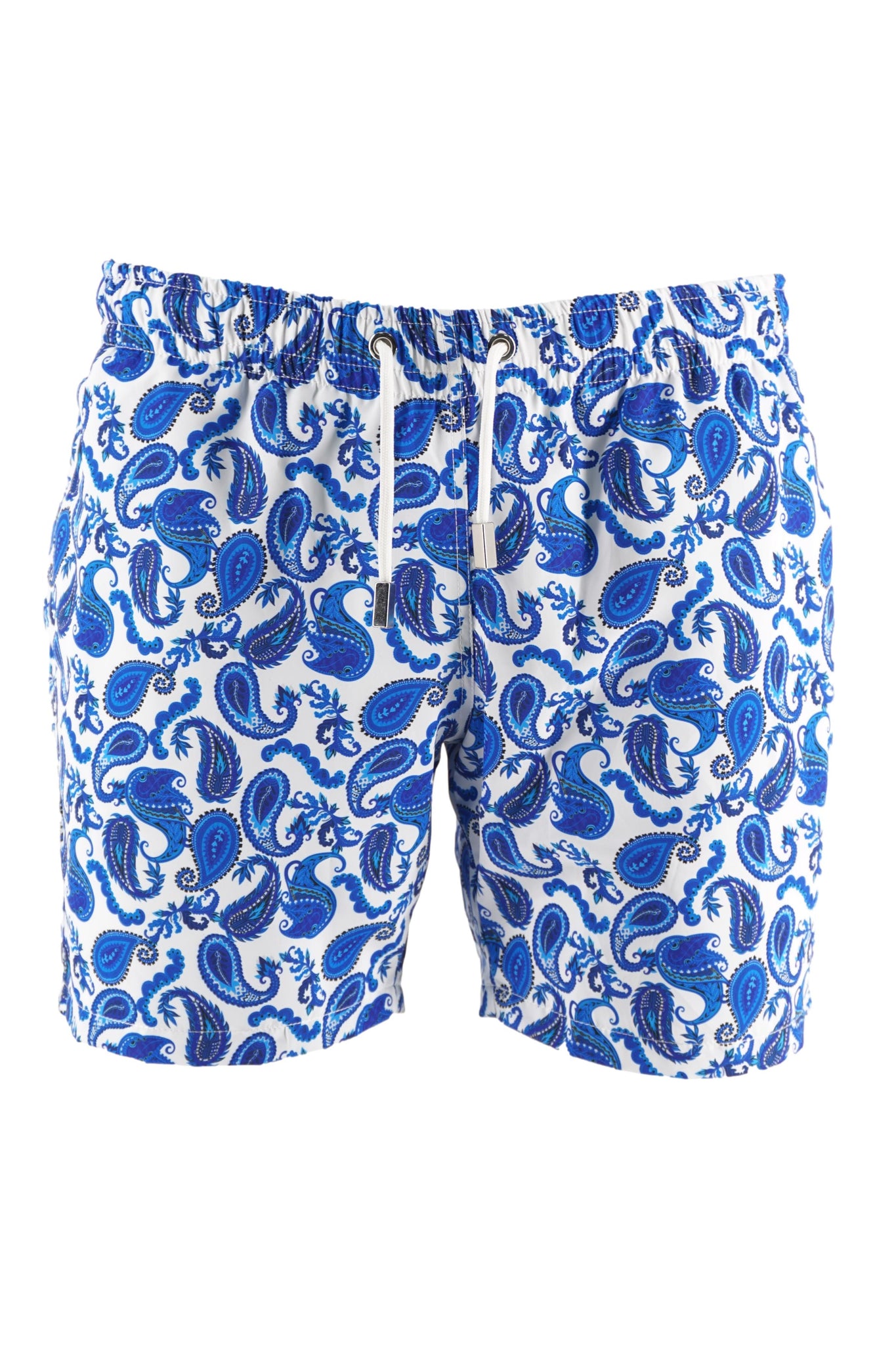 Costume da Mare con Fantasia / Celeste - Ideal Moda