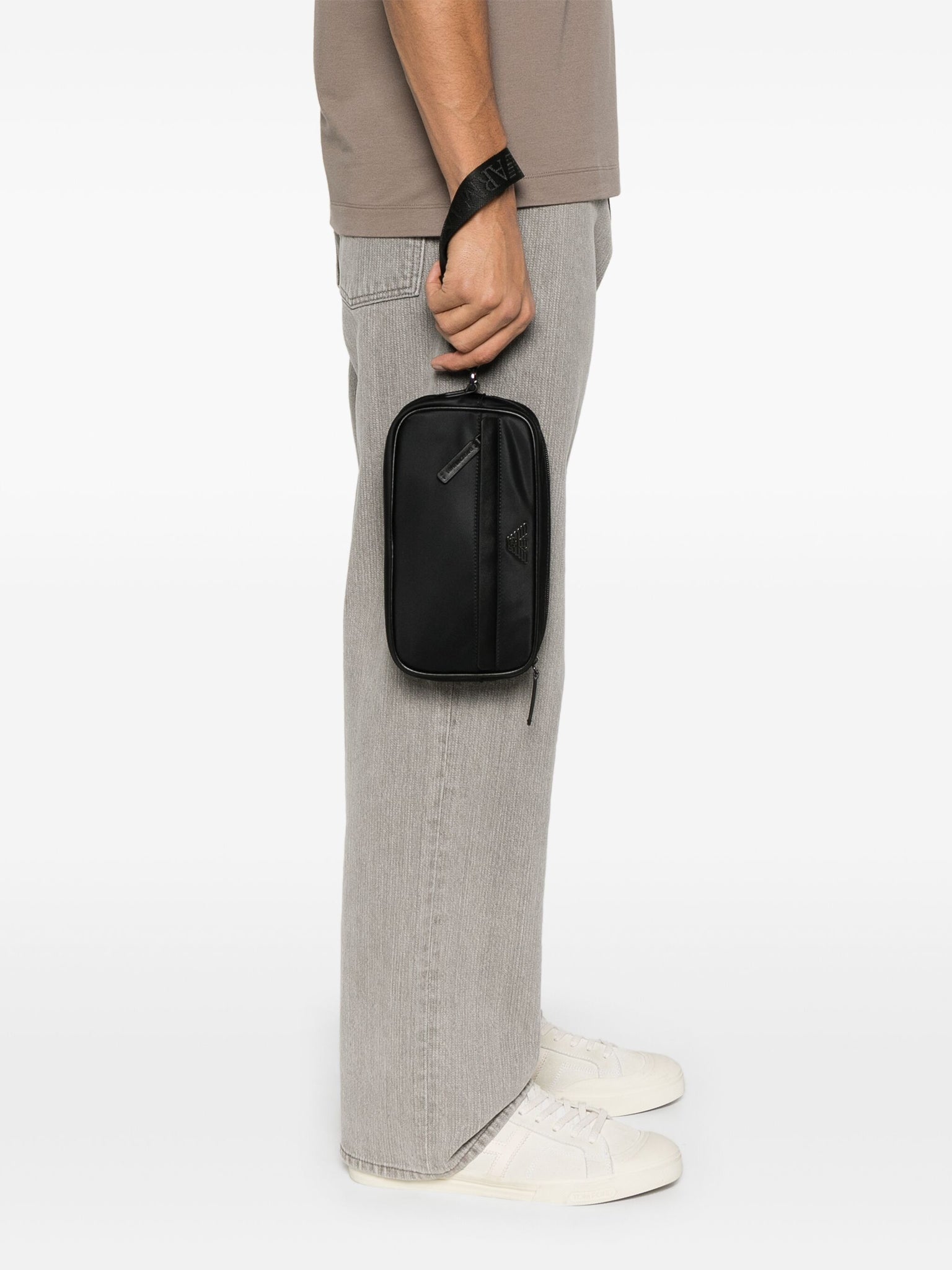 Beauty Case con Logo / Nero - Ideal Moda