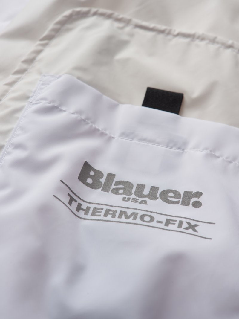 Giacca a Vento Nastrata Emily / Bianco - Ideal Moda