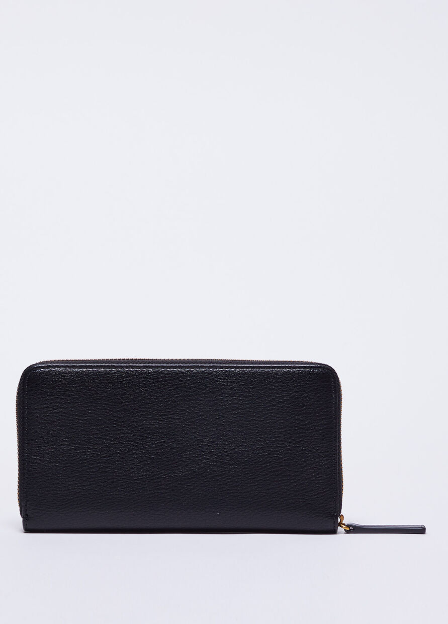 Portafoglio con Catena Gioiello / Nero - Ideal Moda