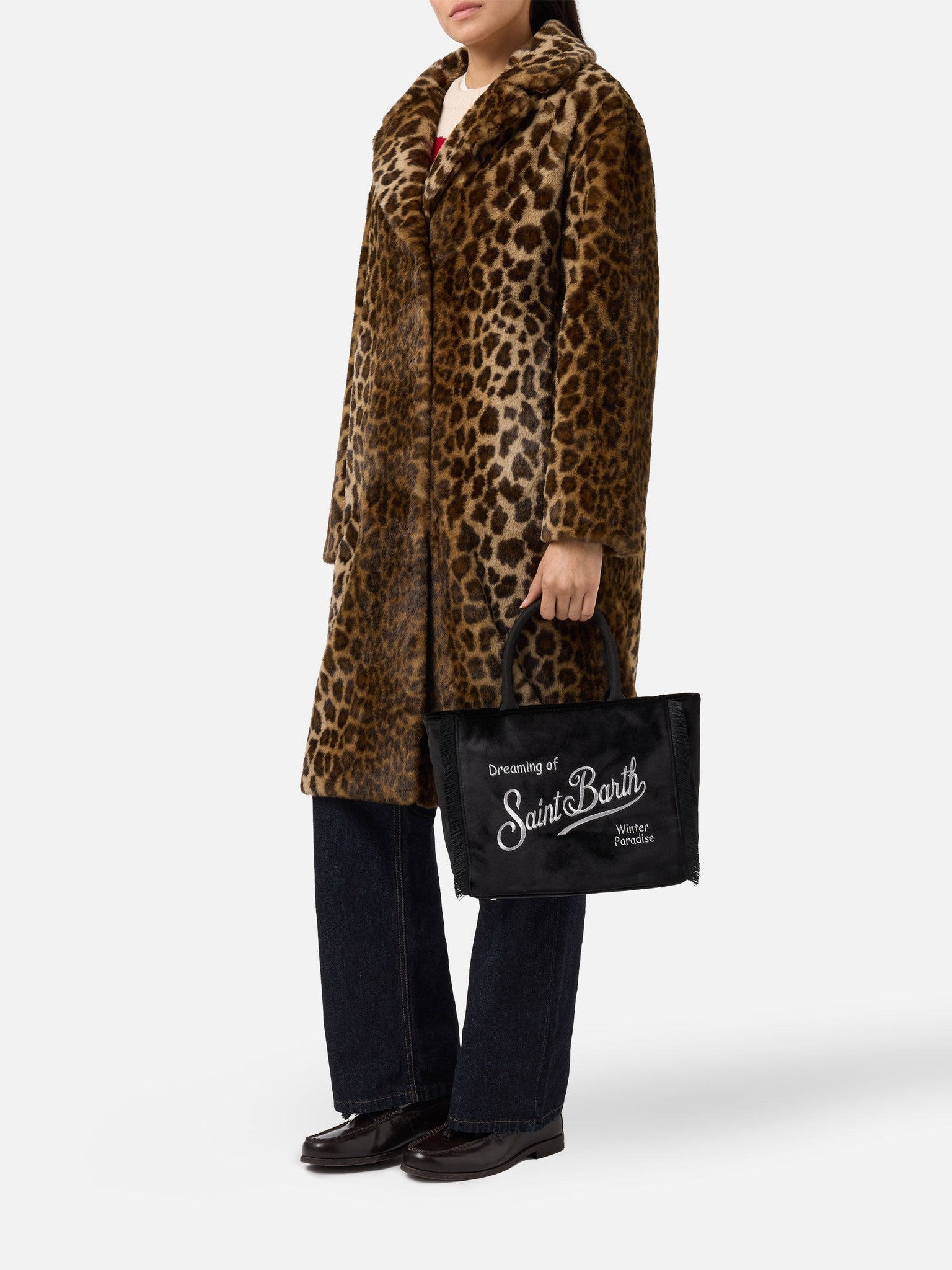 Borsa a Mano Colette in Velvet / Nero - Ideal Moda