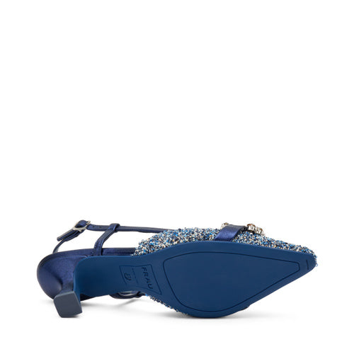 Slingback Gioiello con Tacco / Jeans - Ideal Moda