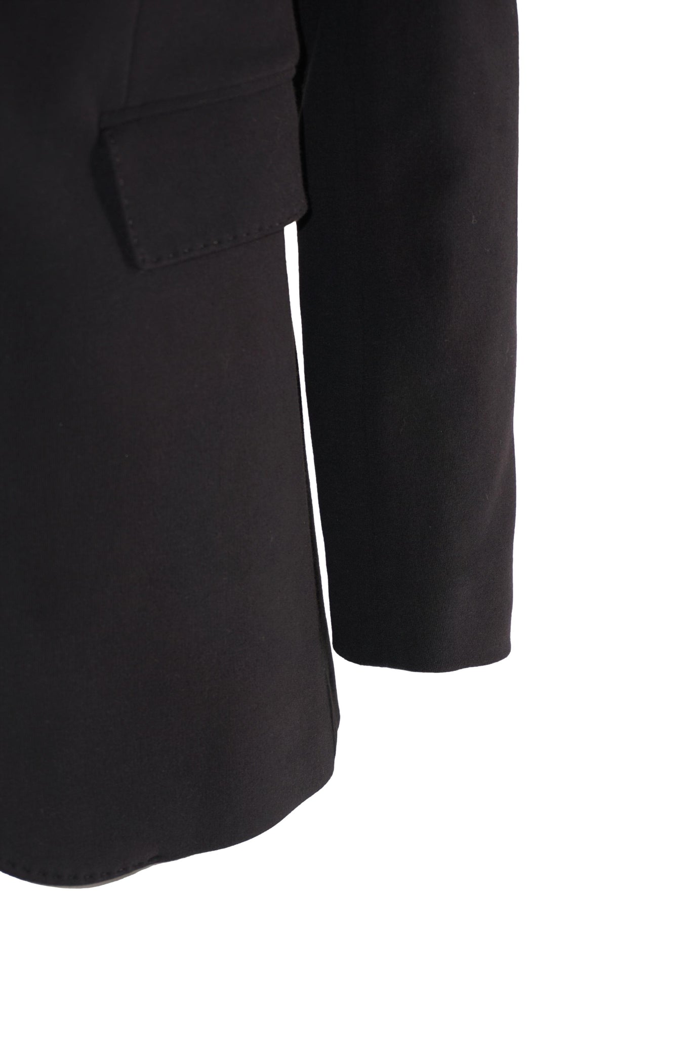 Giacca Slim Fit in Jersey Elasticizzato / Nero - Ideal Moda