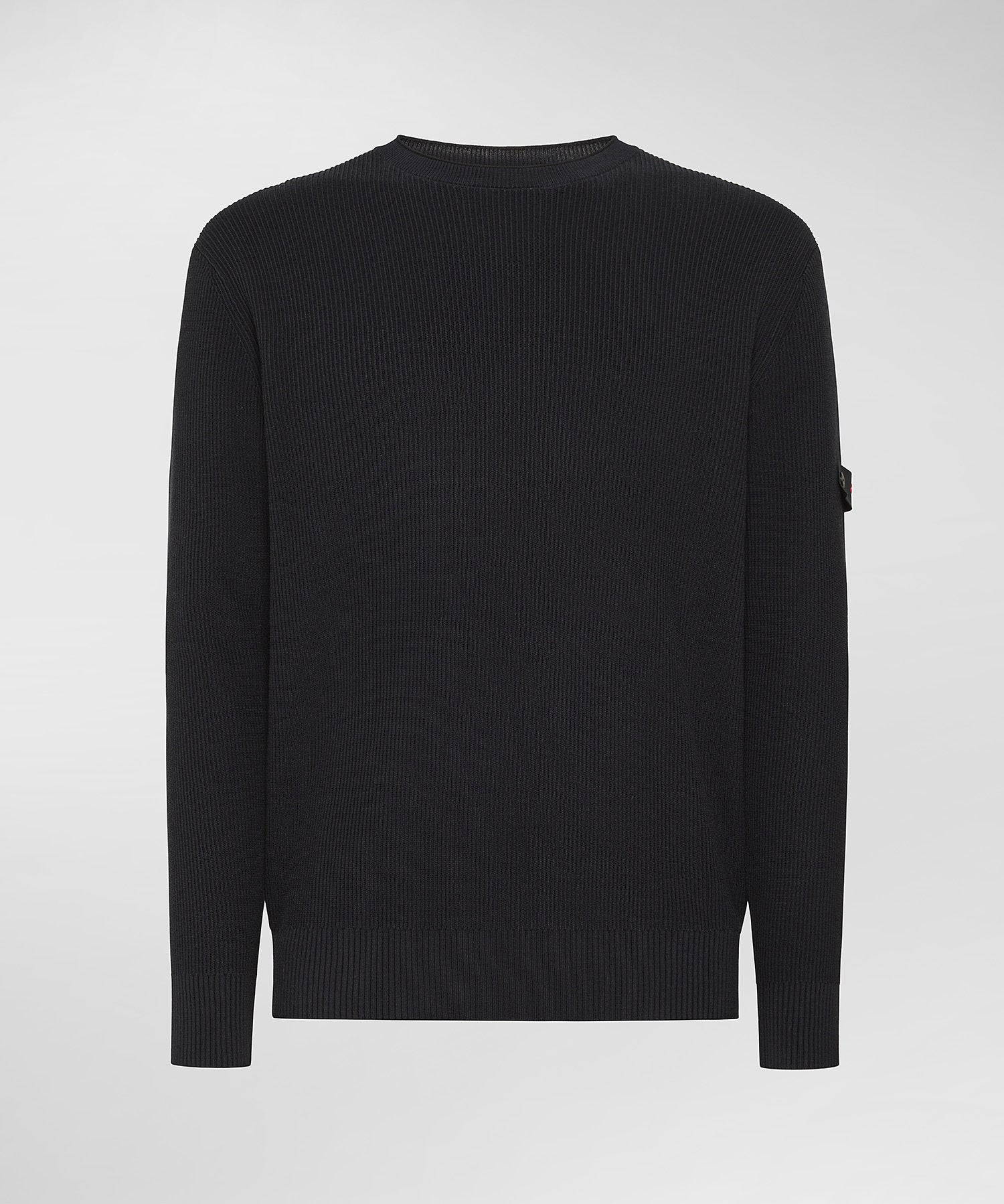 Maglia in Cotone a Costa Inglese / Blu