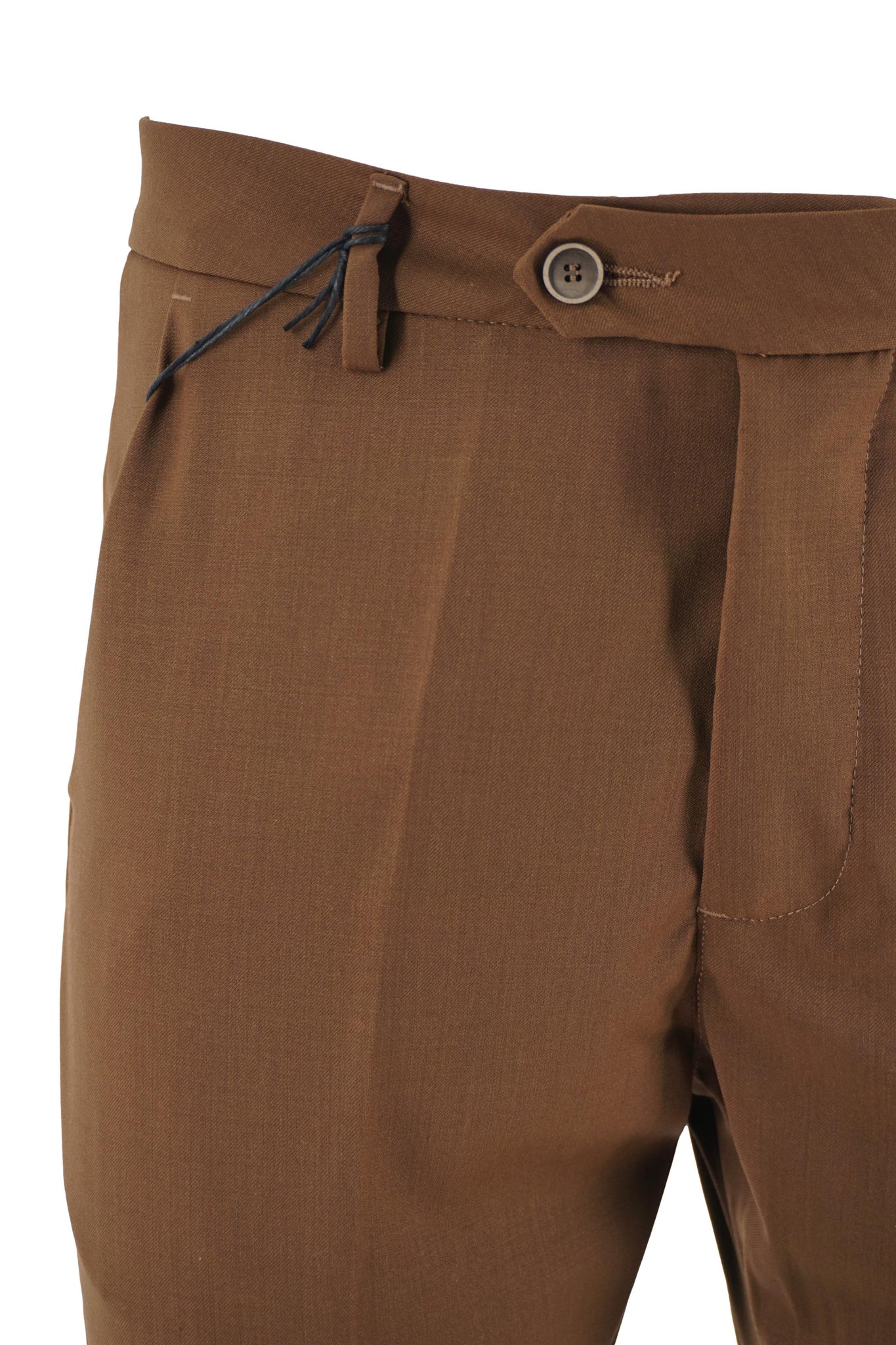 Pantalone Elegante Modello Montecarlo / Marrone - Ideal Moda