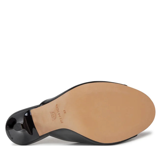Sandalo Mules con Tacco / Nero - Ideal Moda