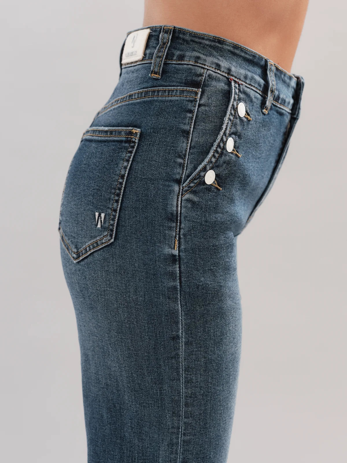 Jeans Flare Fit in Denim / Jeans - Ideal Moda