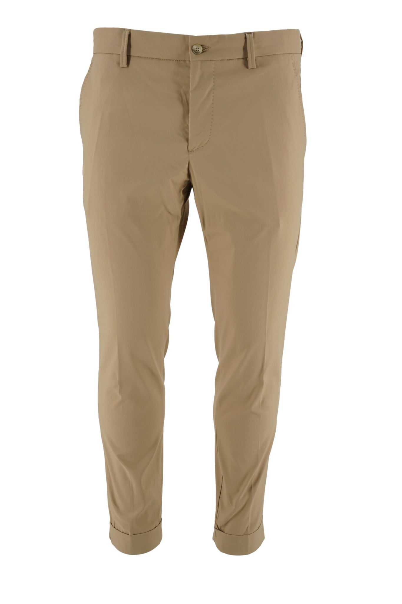 Pantalone New Sean in Cotone / Beige - Ideal Moda