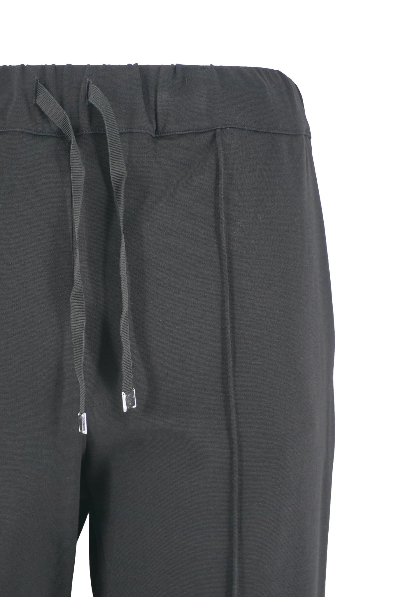 Pantalone con Coulisse in Vita / Nero - Ideal Moda