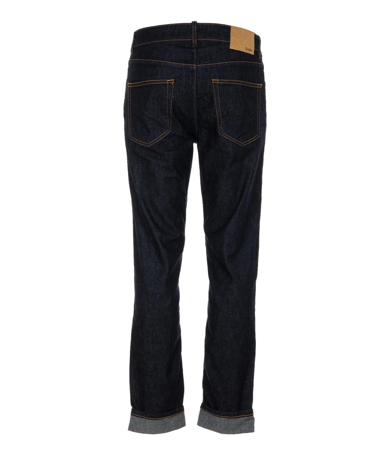 Jeans Modello Palazzo Lavaggio Scuro / Jeans - Ideal Moda