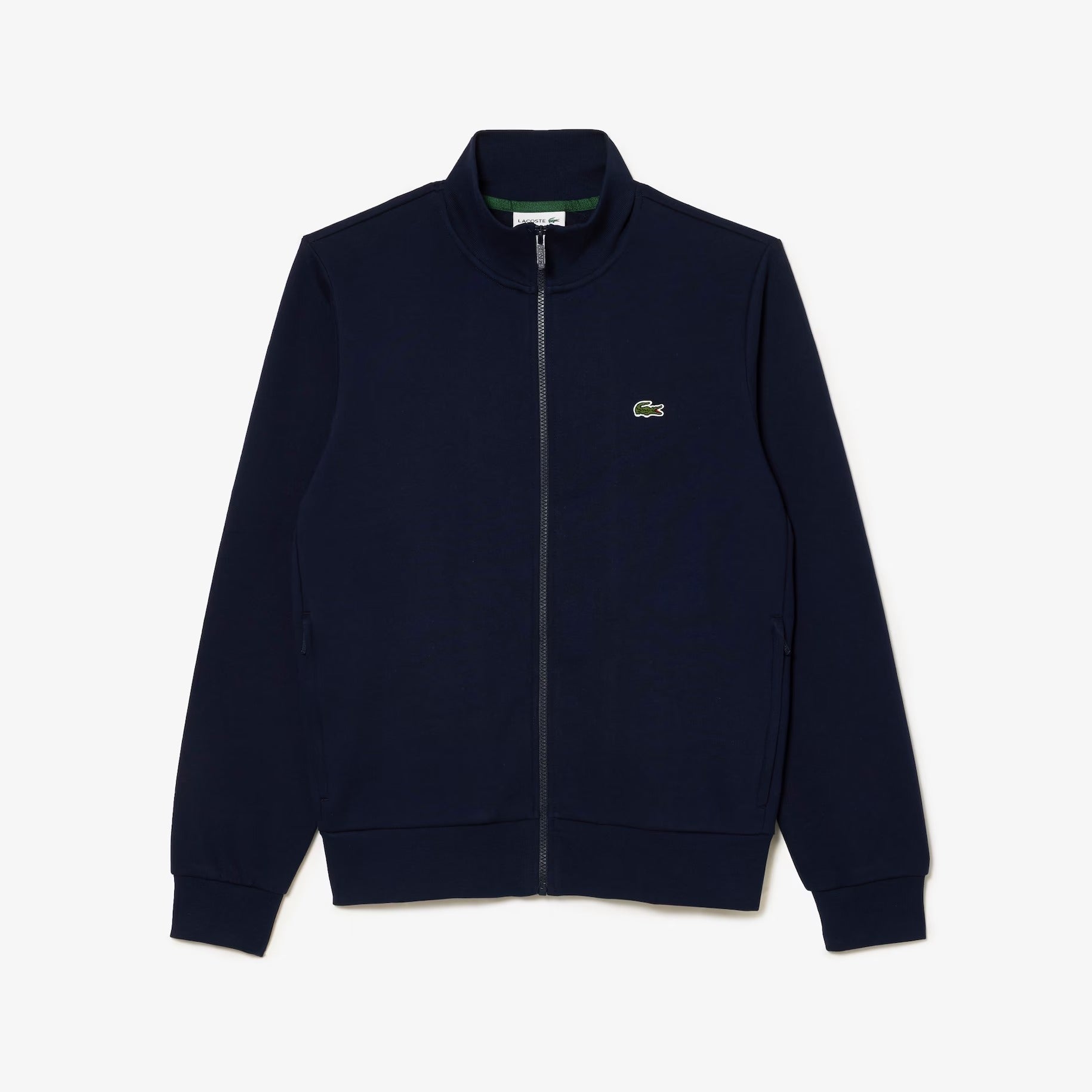 Felpa con Zip e Logo / Blu - Ideal Moda