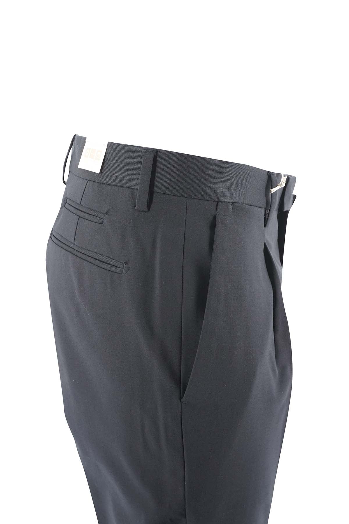 Pantalone Briglia Slim Fit / Nero - Ideal Moda