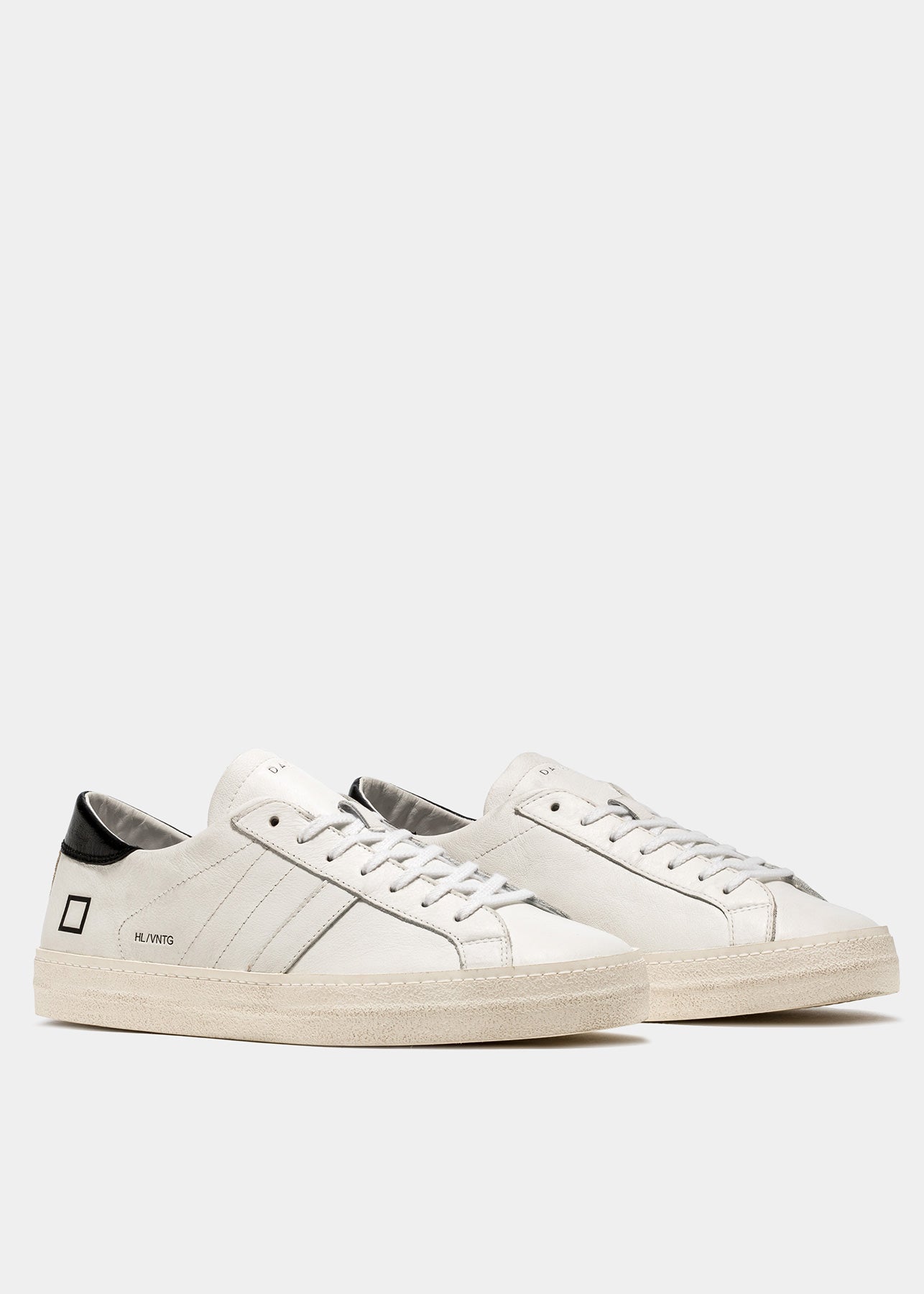 Sneaker DATE Hill Low Vintage Calf / Bianco - Ideal Moda