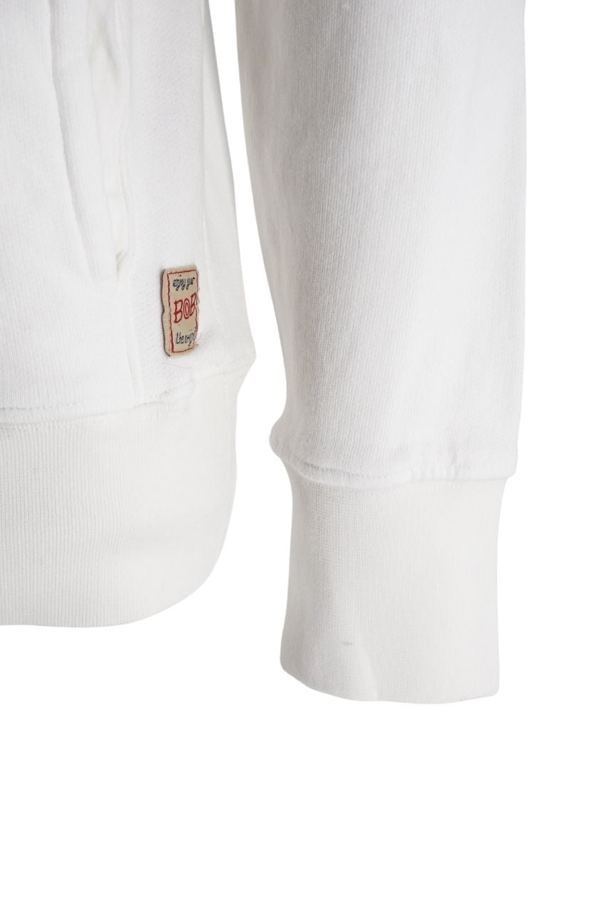 Felpa Bob con Stampa / Bianco - Ideal Moda