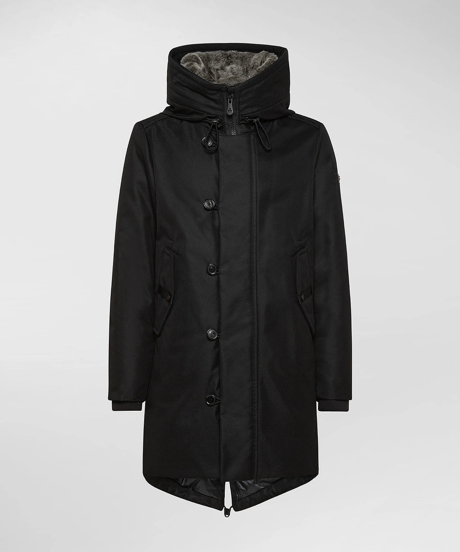 Parka Peuterey con Pelliccia Peuterey / Nero - Ideal Moda