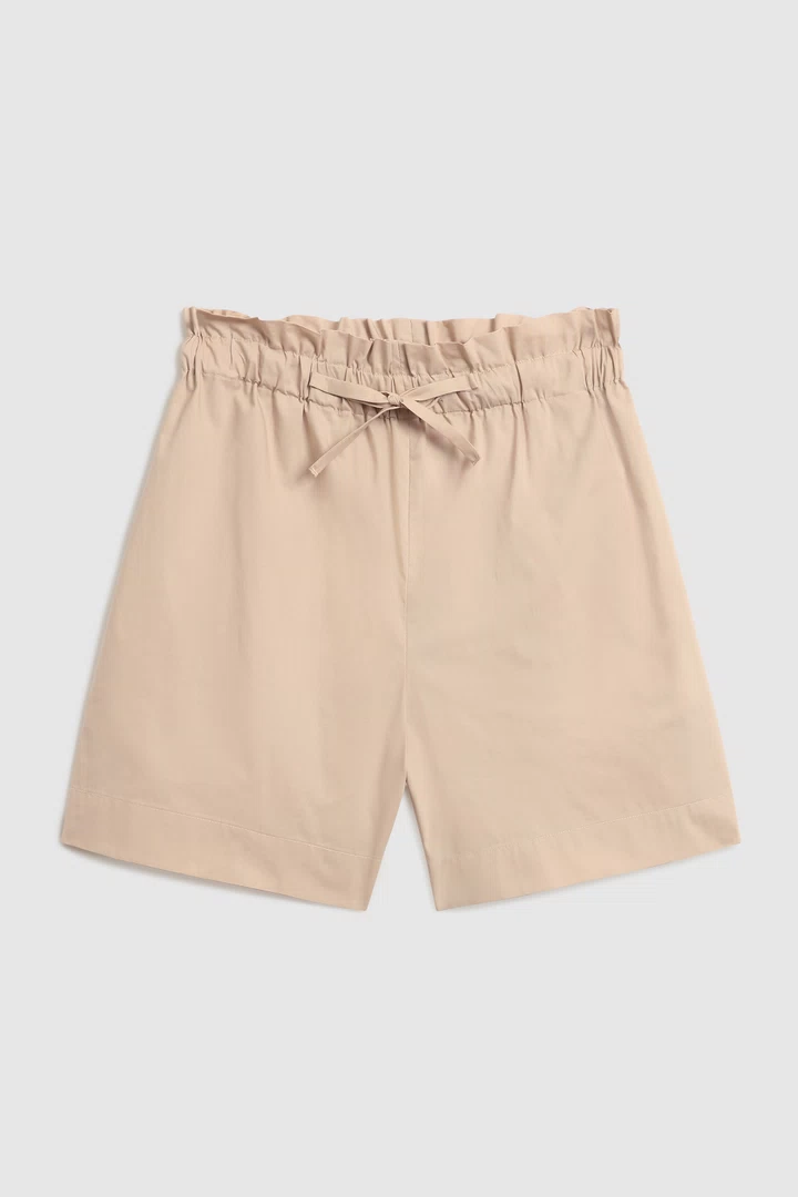 Shorts Woolrich in Popeline / Beige - Ideal Moda