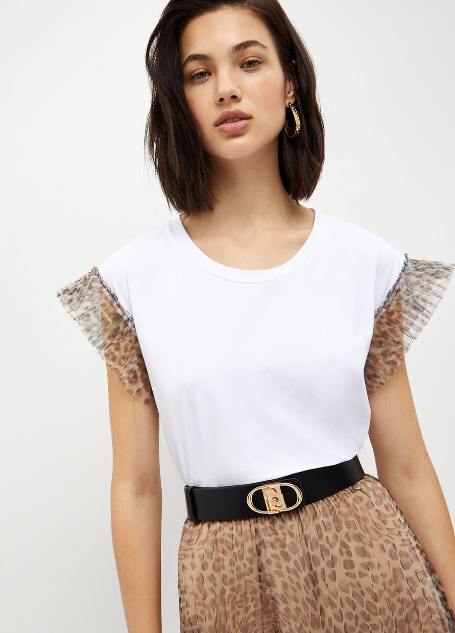 Cintura con Logo Liu Jo / Nero - Ideal Moda