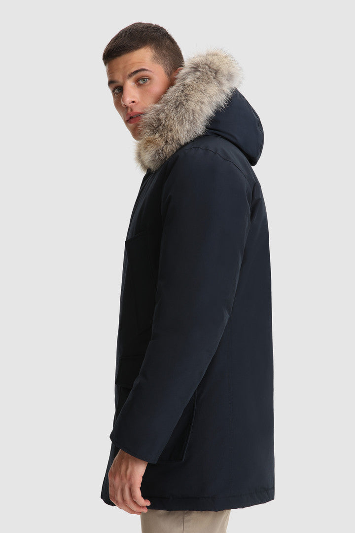 Arctic Parka con pelliccia removibile / Blu - Ideal Moda