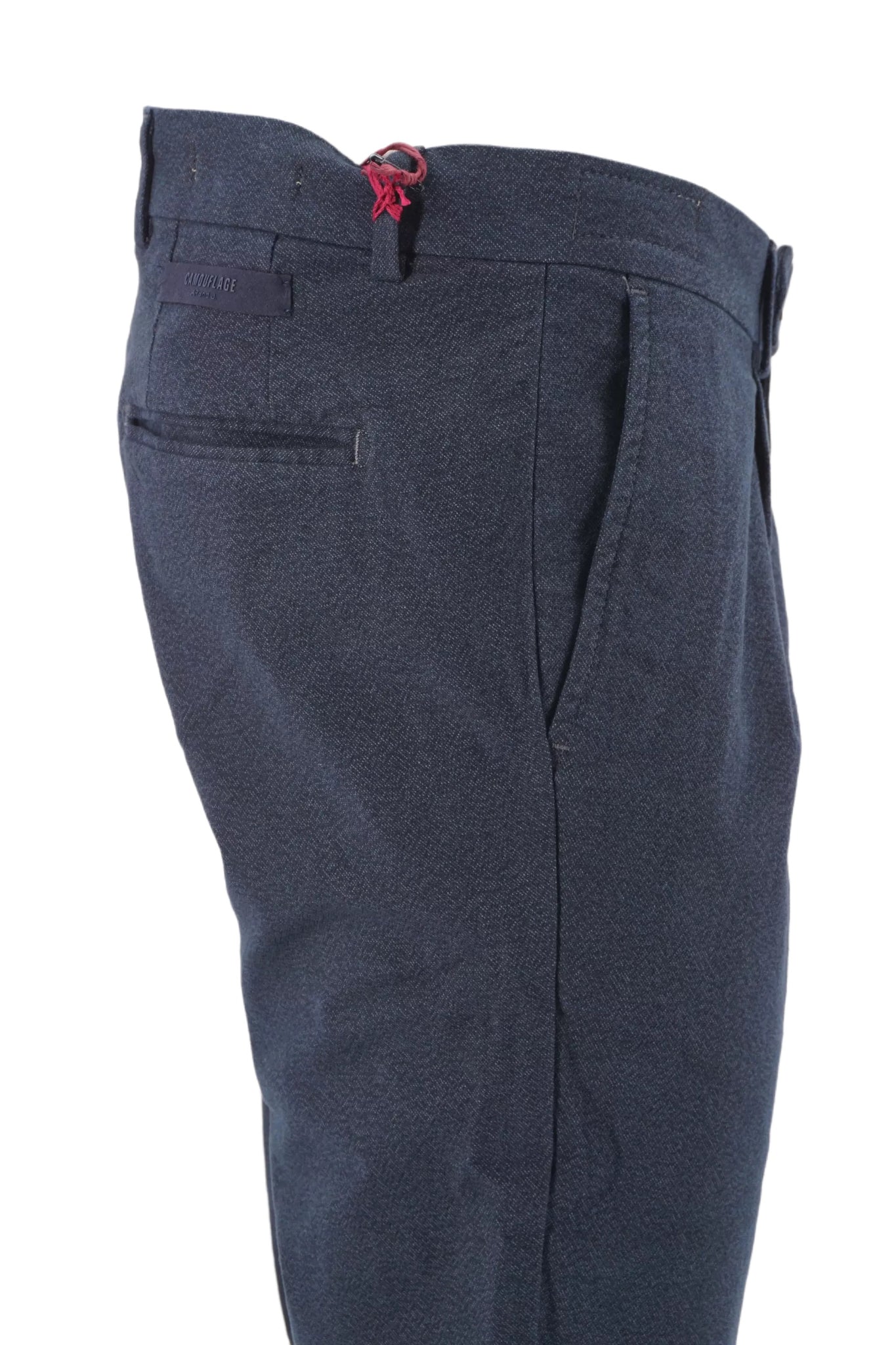 Pantalone con Pence Camouflage / Blu - Ideal Moda