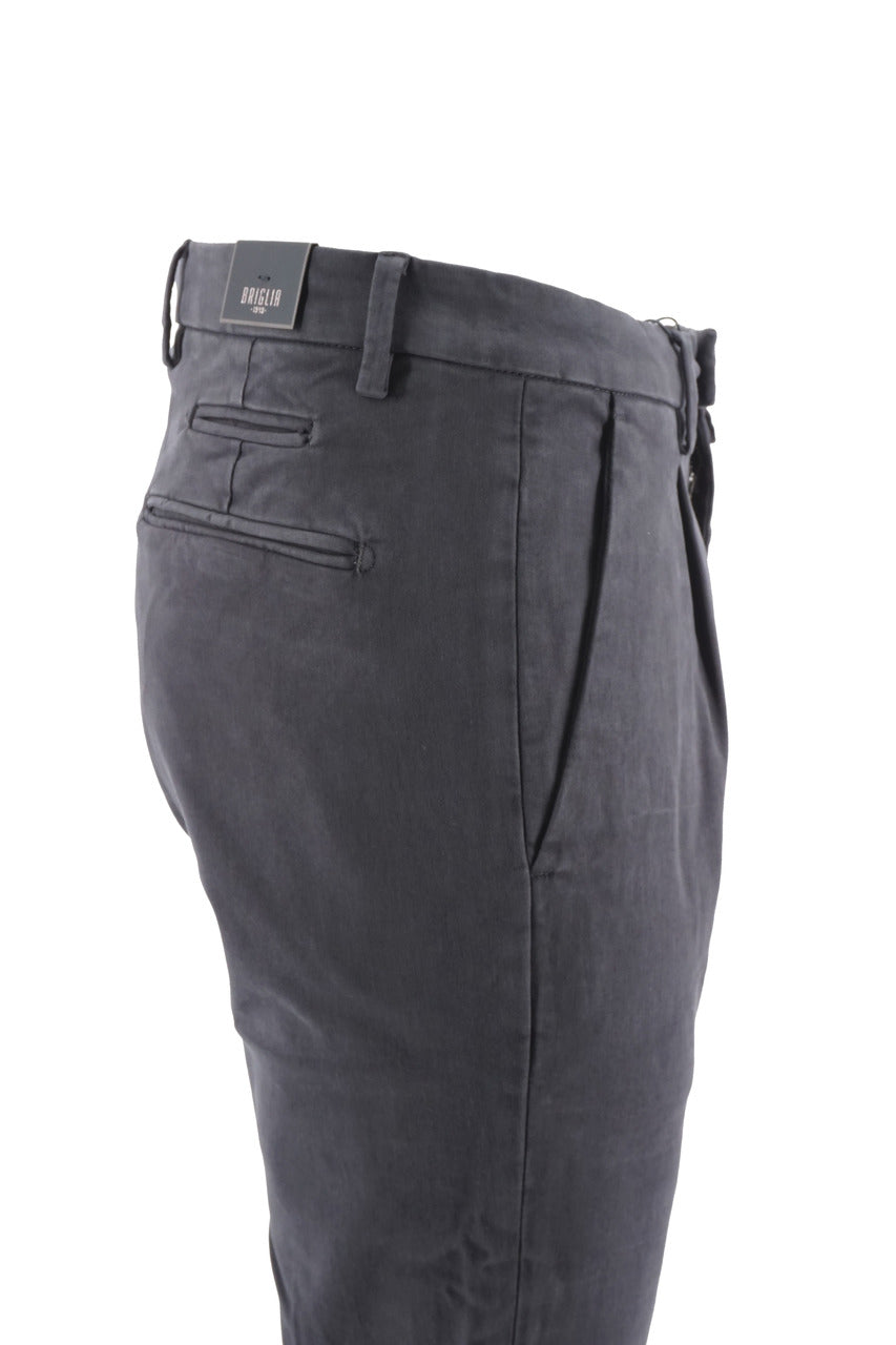 Pantalone Briglia Slim Fit / Grigio - Ideal Moda