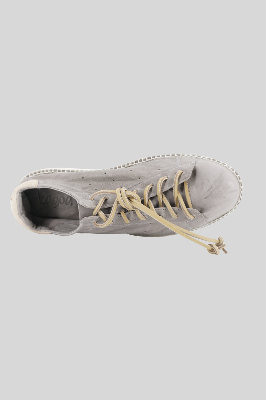 Sneaker in pelle / Grigio - Ideal Moda
