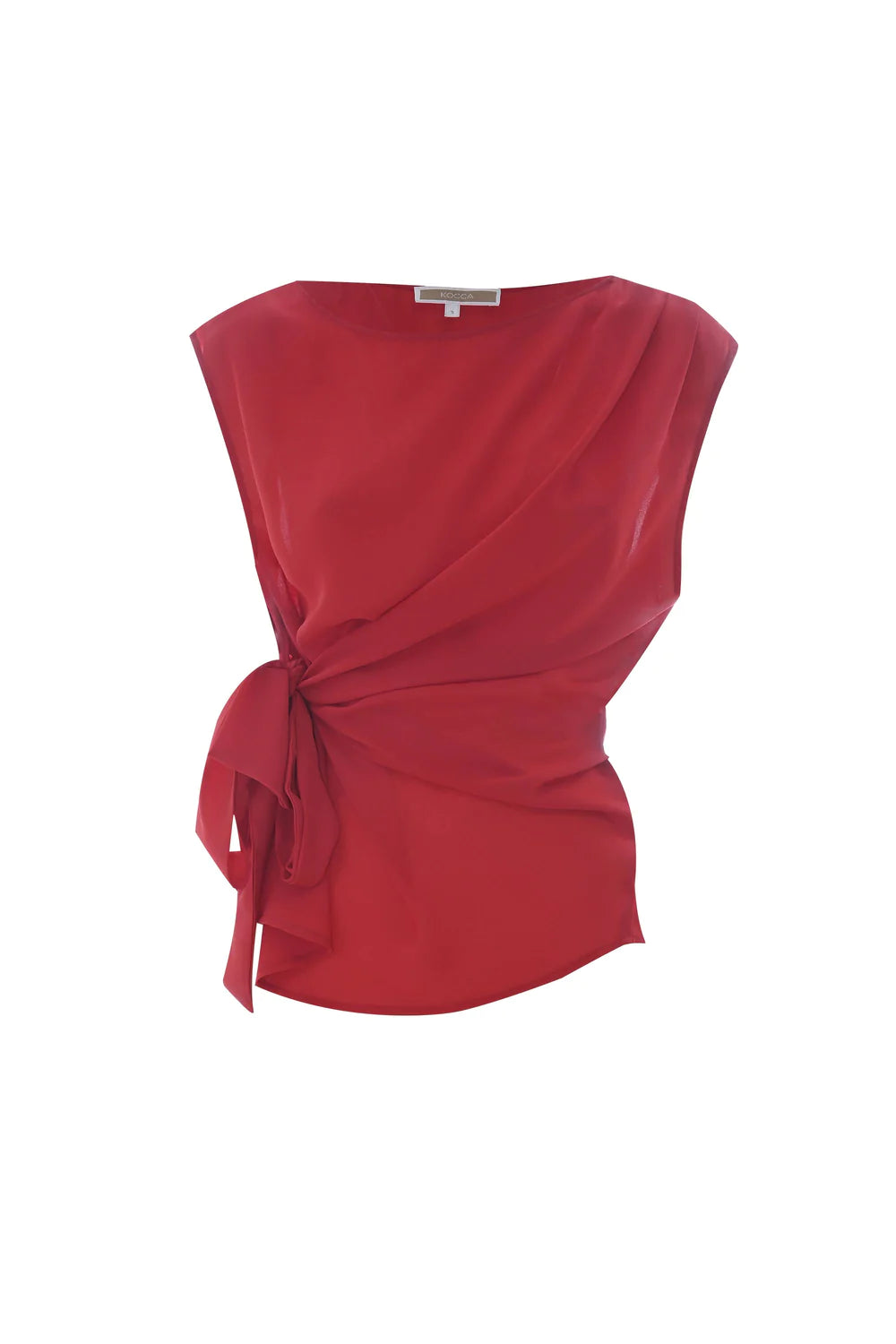 Blusa con Fiocco Kocca / Rosso - Ideal Moda