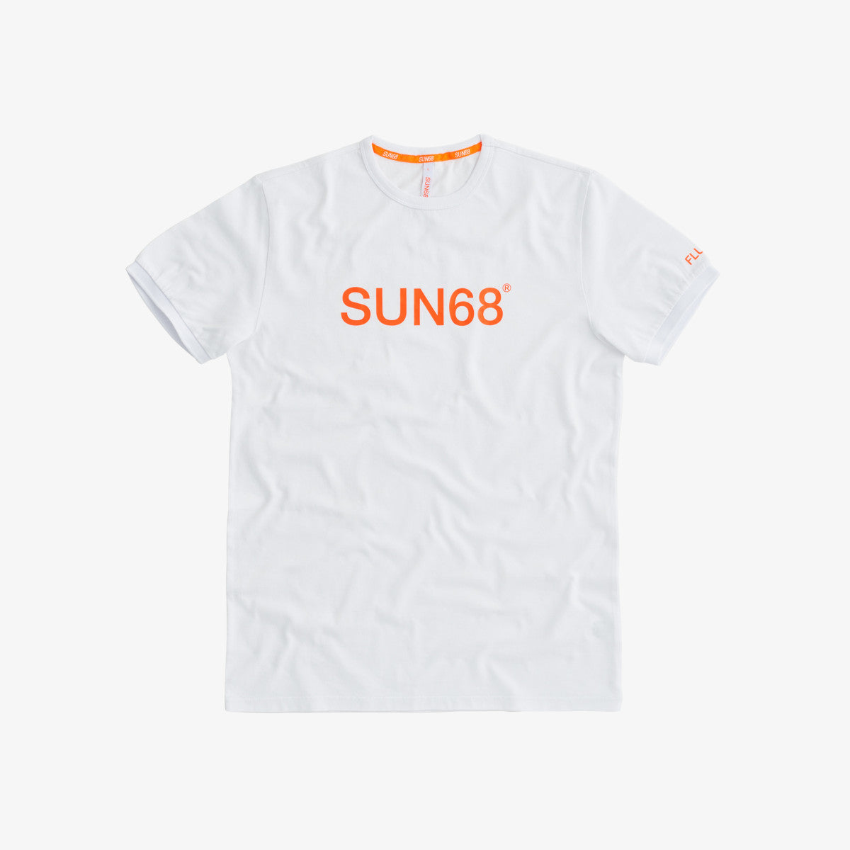 T-Shirt Round Fluo / Bianco - Ideal Moda
